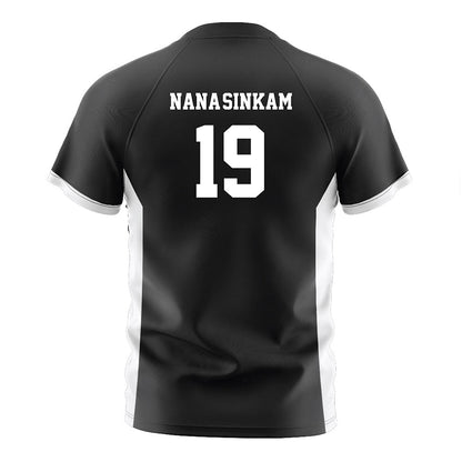 Fairfield - NCAA Men's Soccer : Marques Nana-Sinkam - Black Soccer Jersey-1