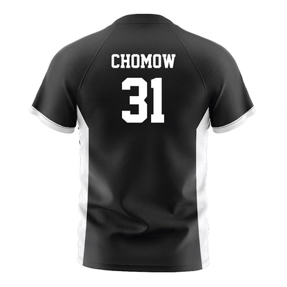 Fairfield - NCAA Men's Soccer : Evan Chomow - Black Soccer Jersey-1