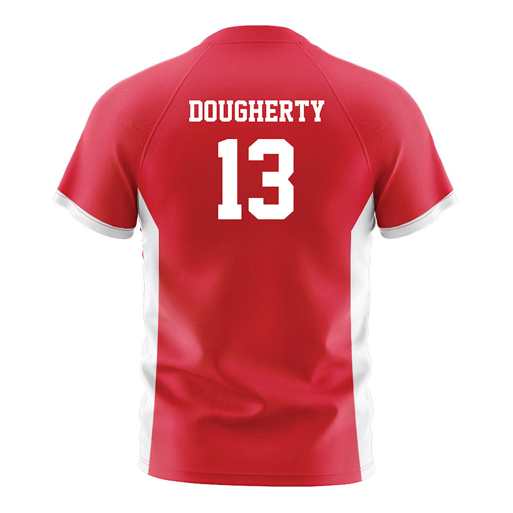 Fairfield - NCAA Men's Soccer : Cole Dougherty - Red Soccer Jersey-1
