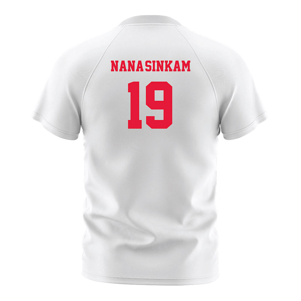 Fairfield - NCAA Men's Soccer : Marques Nana-Sinkam - White Soccer Jersey-1