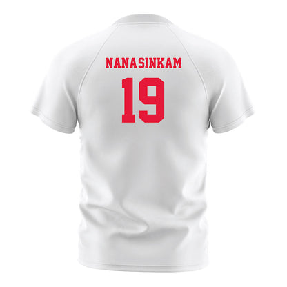 Fairfield - NCAA Men's Soccer : Marques Nana-Sinkam - White Soccer Jersey-1