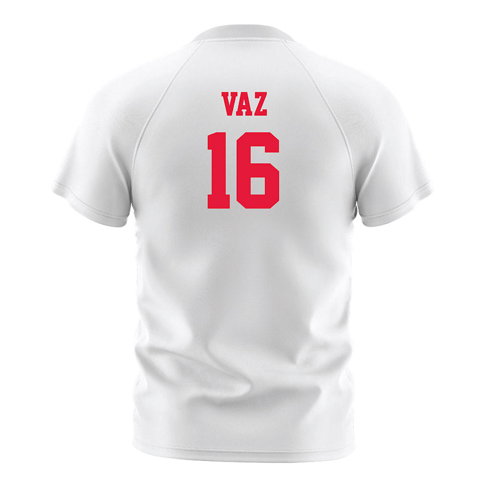 Fairfield - NCAA Men's Soccer : Alex Vaz - White Soccer Jersey-1