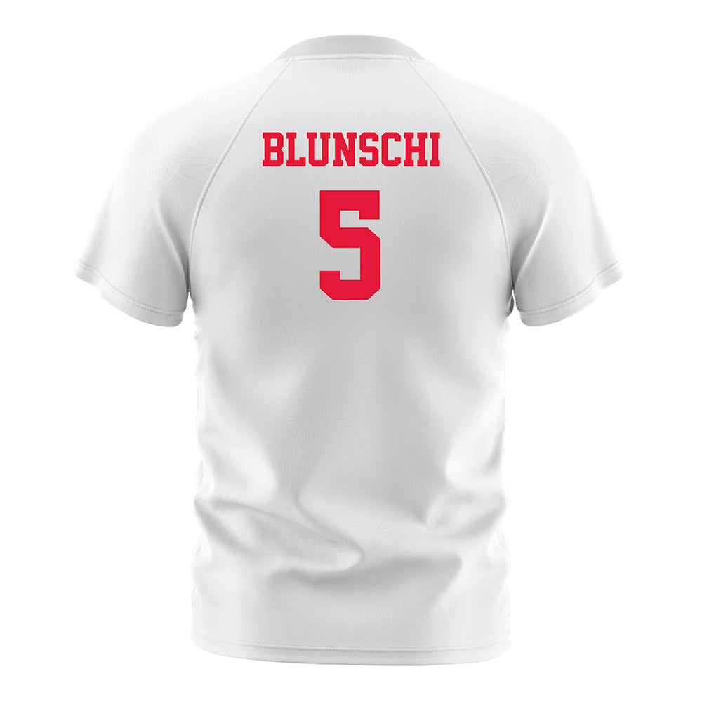 Fairfield - NCAA Men's Soccer : Jordan Blunschi - White Soccer Jersey