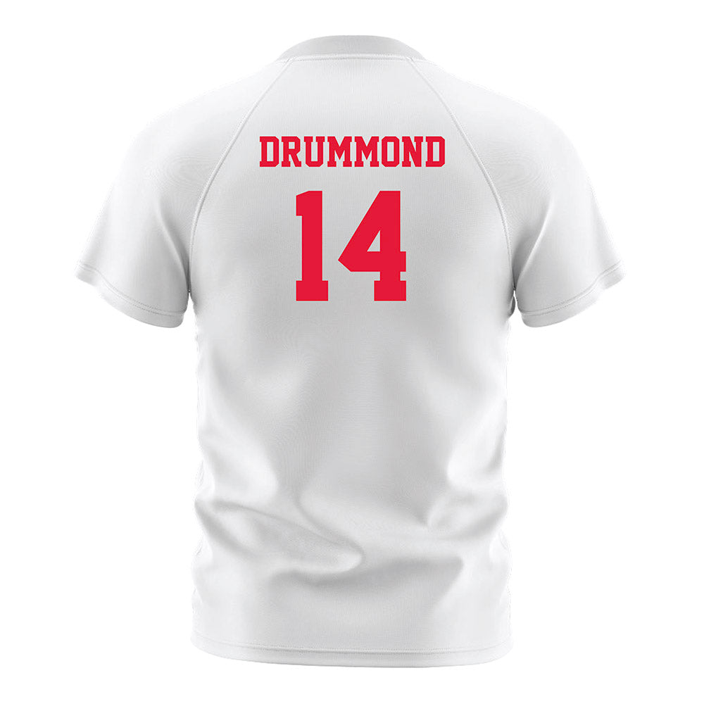 Fairfield - NCAA Men's Soccer : Owen Drummond - White Soccer Jersey