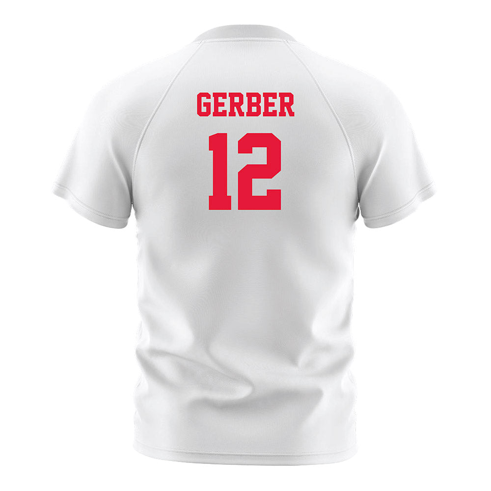 Fairfield - NCAA Men's Soccer : Cameron Gerber - White Soccer Jersey-1