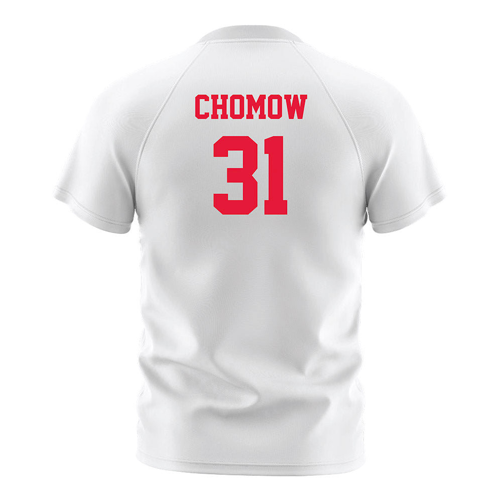 Fairfield - NCAA Men's Soccer : Evan Chomow - White Soccer Jersey-1