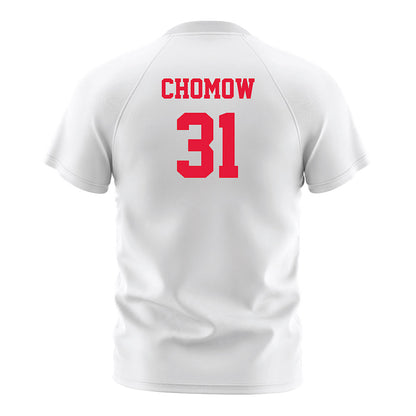 Fairfield - NCAA Men's Soccer : Evan Chomow - White Soccer Jersey-1