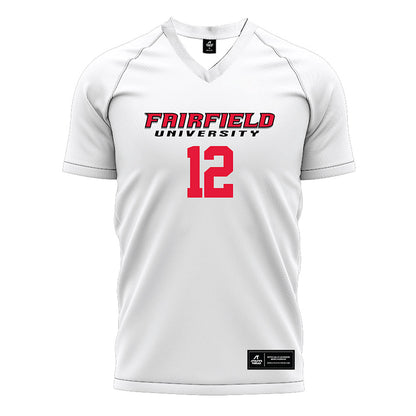 Fairfield - NCAA Men's Soccer : Joseph Arena - White Soccer Jersey