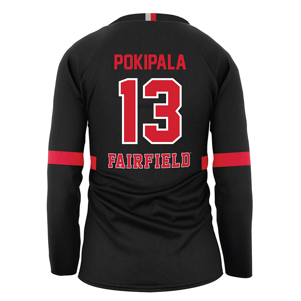 Fairfield - NCAA Women's Volleyball : Haililani Pokipala - Black Volleyball Jersey-1