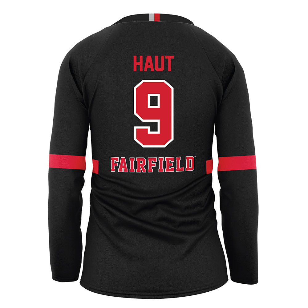 Fairfield - NCAA Women's Volleyball : Mikayla Haut - Black Volleyball Jersey