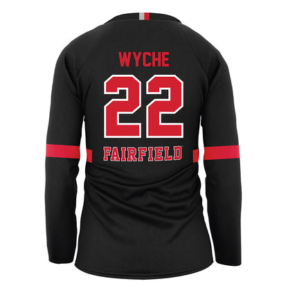 Fairfield - NCAA Women's Volleyball : Harlan Wyche - Black Volleyball Jersey