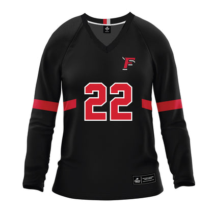 Fairfield - NCAA Women's Volleyball : Harlan Wyche - Black Volleyball Jersey