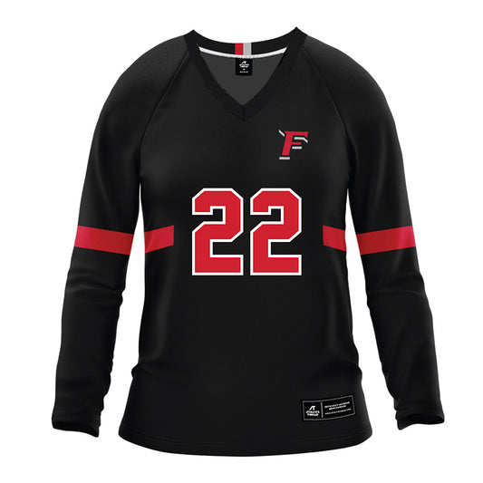 Fairfield - NCAA Women's Volleyball : Harlan Wyche - Black Volleyball Jersey