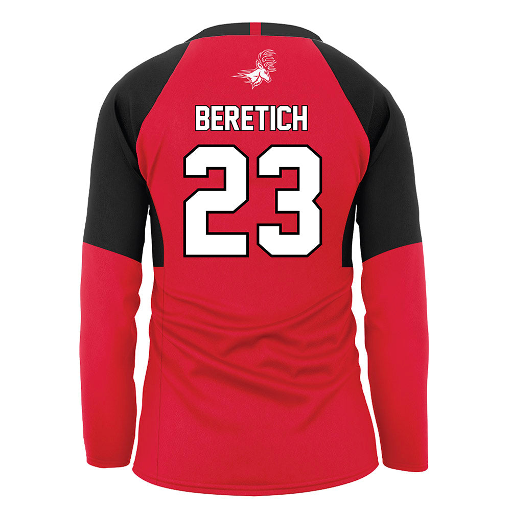 Fairfield - NCAA Women's Volleyball : Emma Beretich - Red Volleyball Jersey