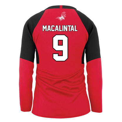 Fairfield - NCAA Women's Volleyball : Nicole Macalintal - Red Volleyball Jersey-1