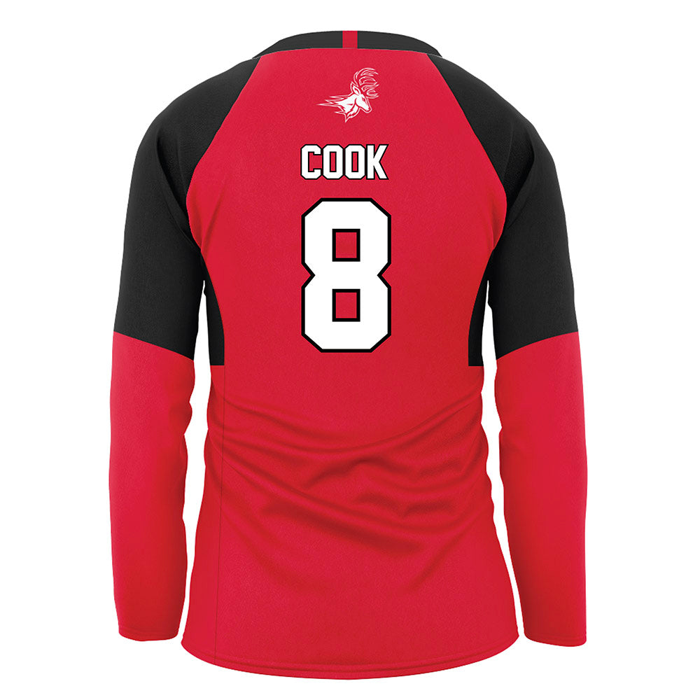 Fairfield - NCAA Women's Volleyball : Katelyn Cook - Red Volleyball Jersey