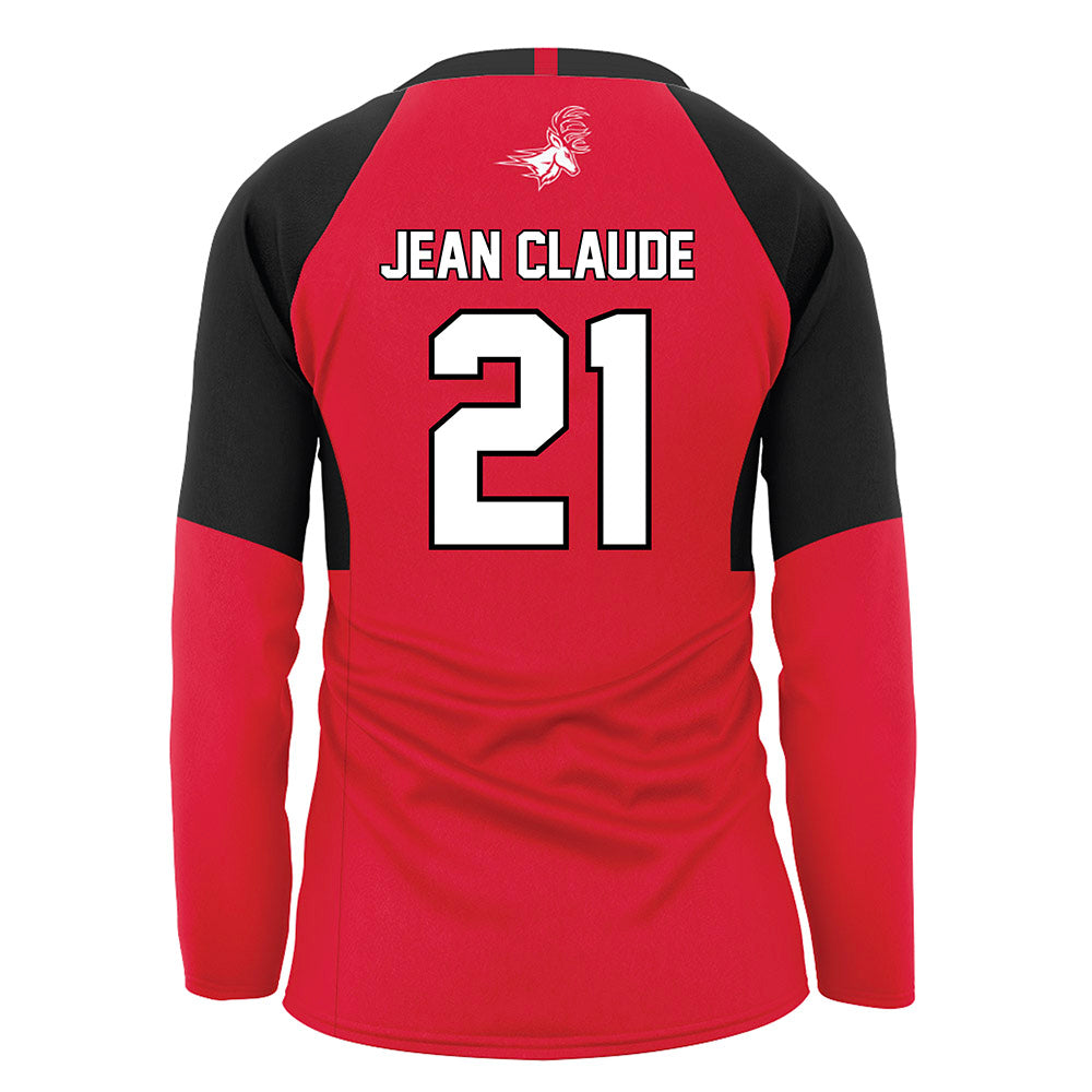 Fairfield - NCAA Women's Volleyball : Mia Jean Claude - Red Volleyball Jersey-1