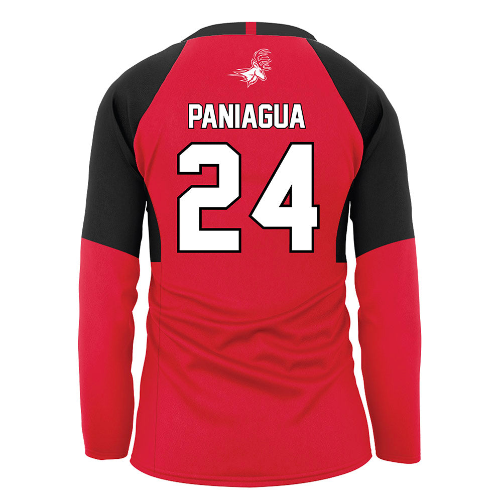 Fairfield - NCAA Women's Volleyball : Ella Paniagua - Red Volleyball Jersey-1