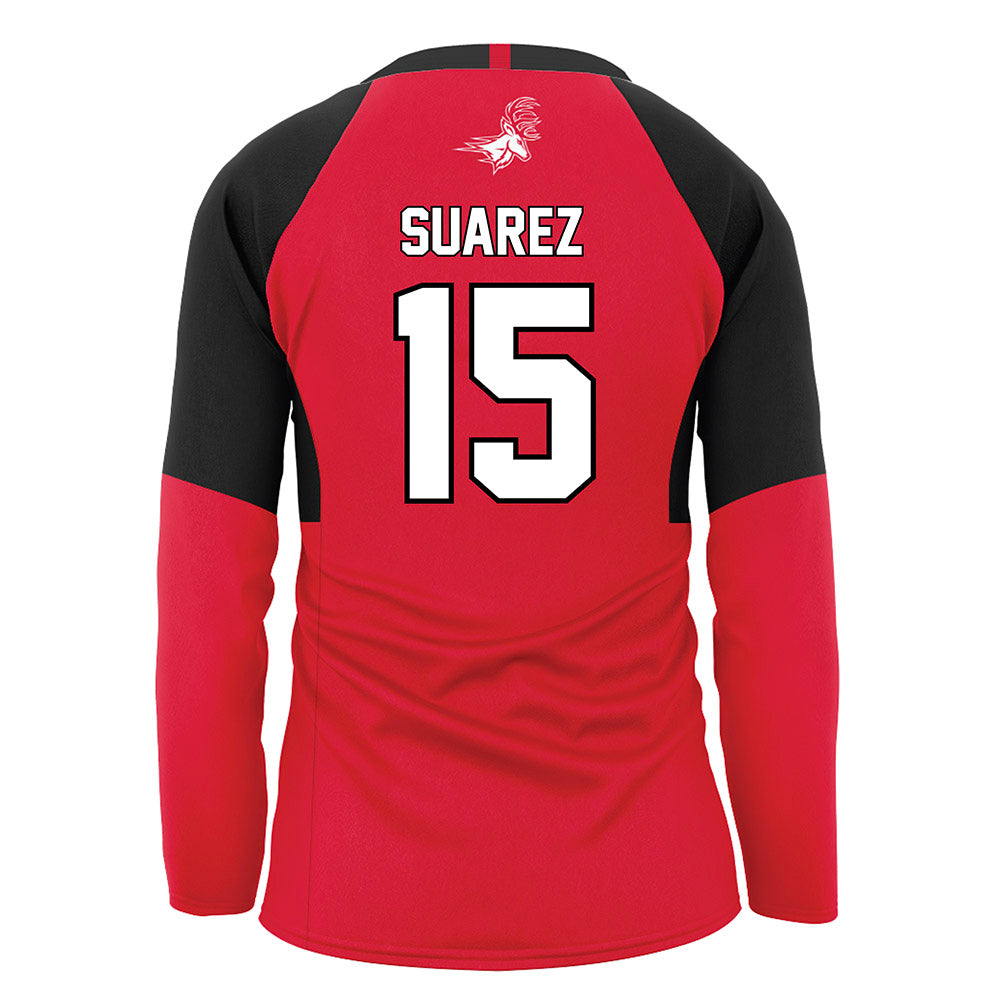 Fairfield - NCAA Women's Volleyball : Daniella Suarez - Red Volleyball Jersey-1