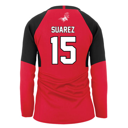 Fairfield - NCAA Women's Volleyball : Daniella Suarez - Red Volleyball Jersey-1