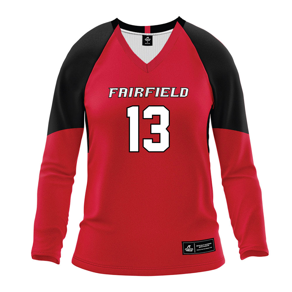 Fairfield - NCAA Women's Volleyball : Haililani Pokipala - Red Volleyball Jersey-0