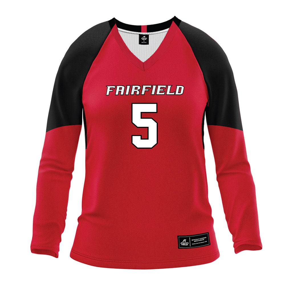 Fairfield - NCAA Women's Volleyball : Delaney Moon - Red Volleyball Jersey