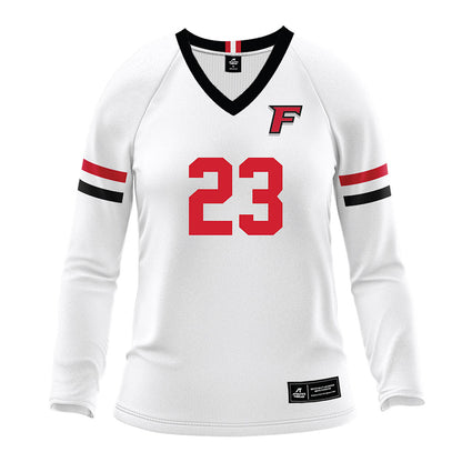 Fairfield - NCAA Women's Volleyball : Emma Beretich - White Volleyball Jersey