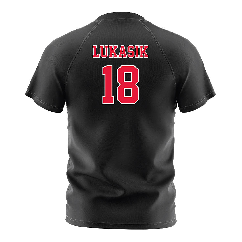 Fairfield - NCAA Women's Soccer : Kayleigh Lukasik - Black Soccer Jersey-1