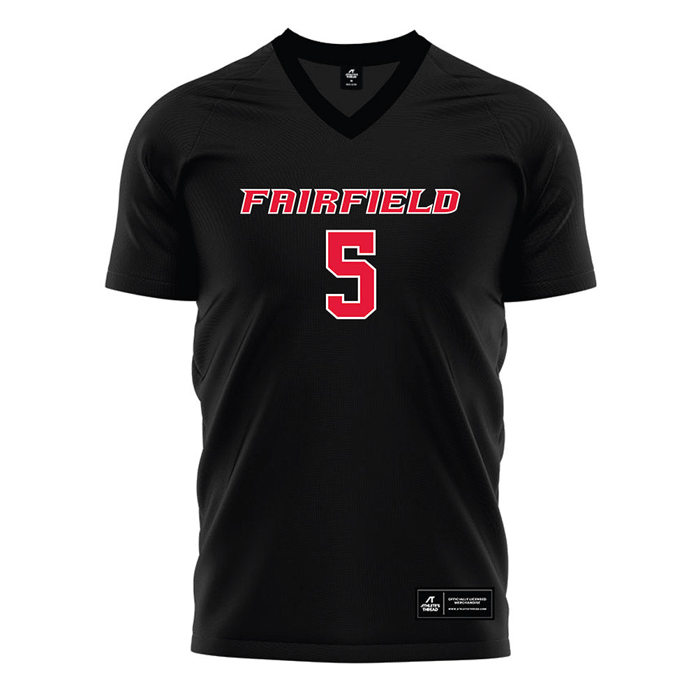 Fairfield - NCAA Women's Soccer : Cassidy Clinton - Black Soccer Jersey-0