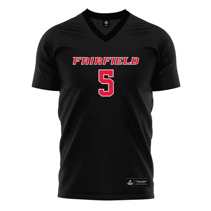 Fairfield - NCAA Women's Soccer : Cassidy Clinton - Black Soccer Jersey-0