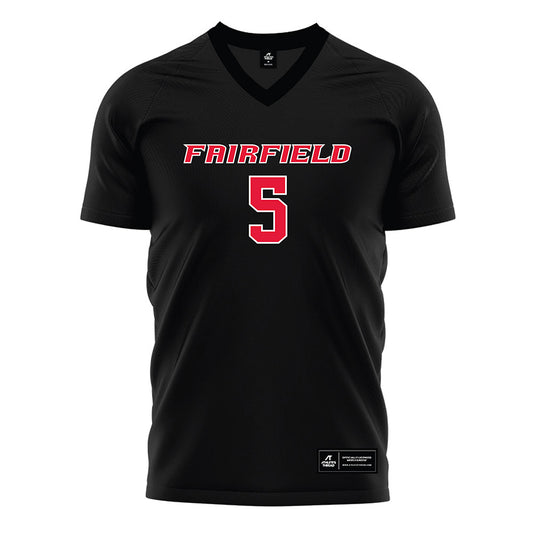 Fairfield - NCAA Women's Soccer : Cassidy Clinton - Black Soccer Jersey-0