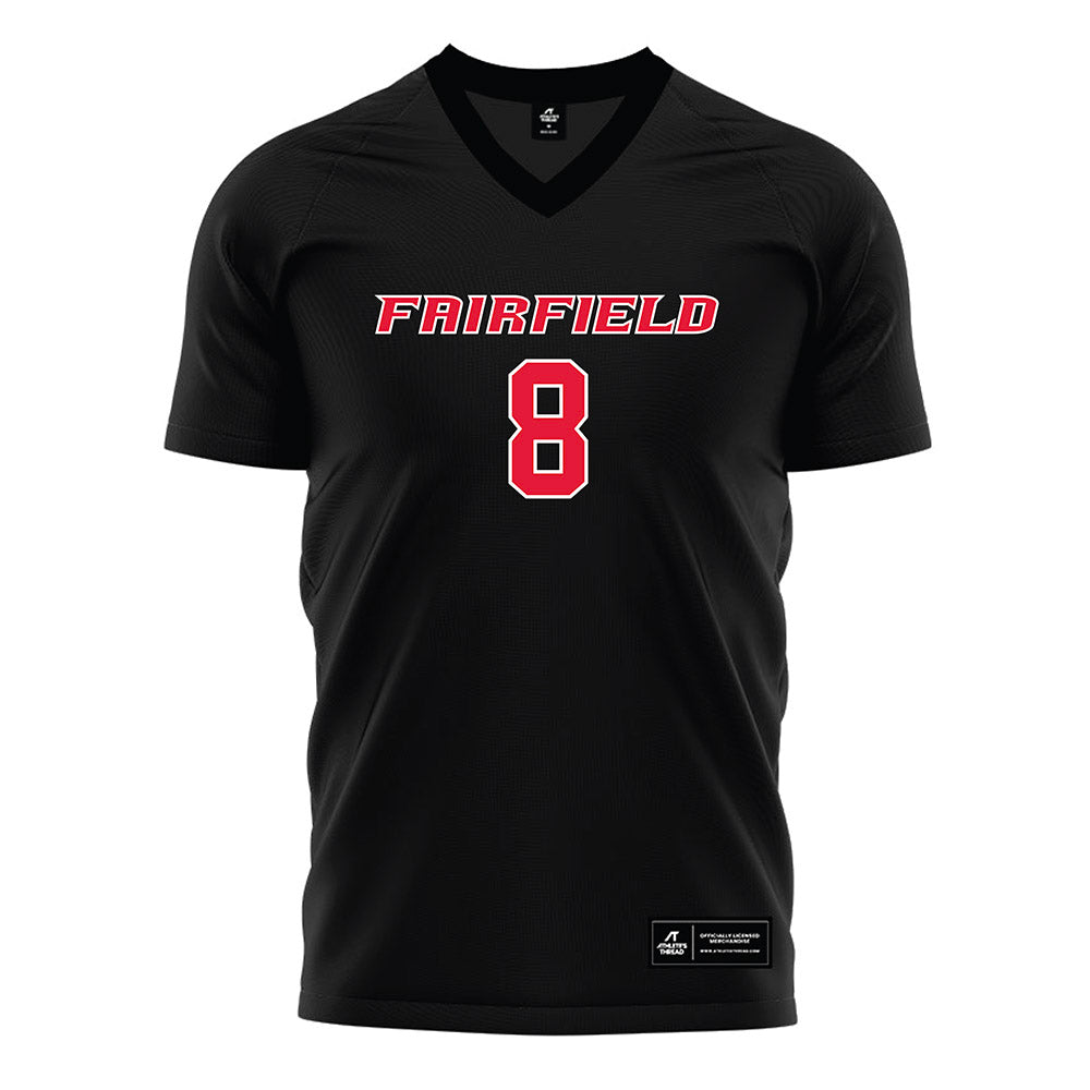 Fairfield - NCAA Women's Soccer : Amelie Stewart - Black Soccer Jersey-0