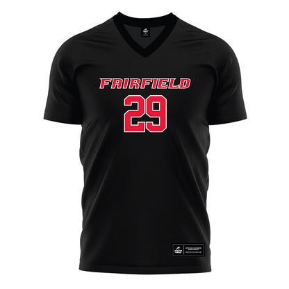 Fairfield - NCAA Women's Soccer : Allie Kirby - Black Soccer Jersey-0