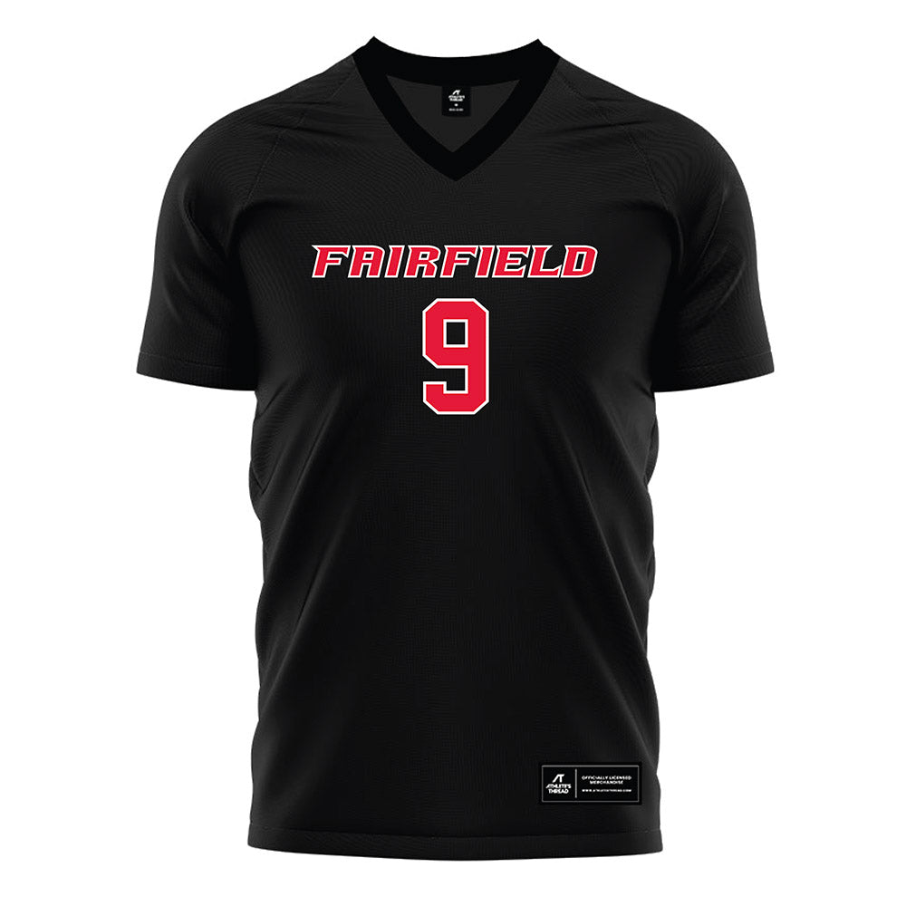 Fairfield - NCAA Women's Soccer : Charlotte Dellin - Black Soccer Jersey-0