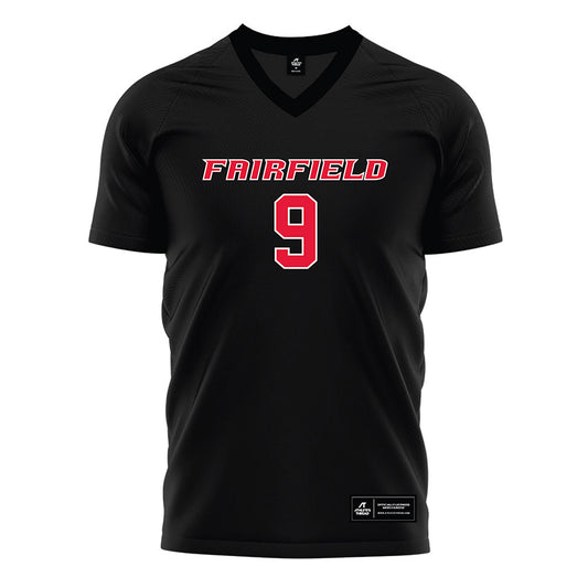 Fairfield - NCAA Women's Soccer : Charlotte Dellin - Black Soccer Jersey-0