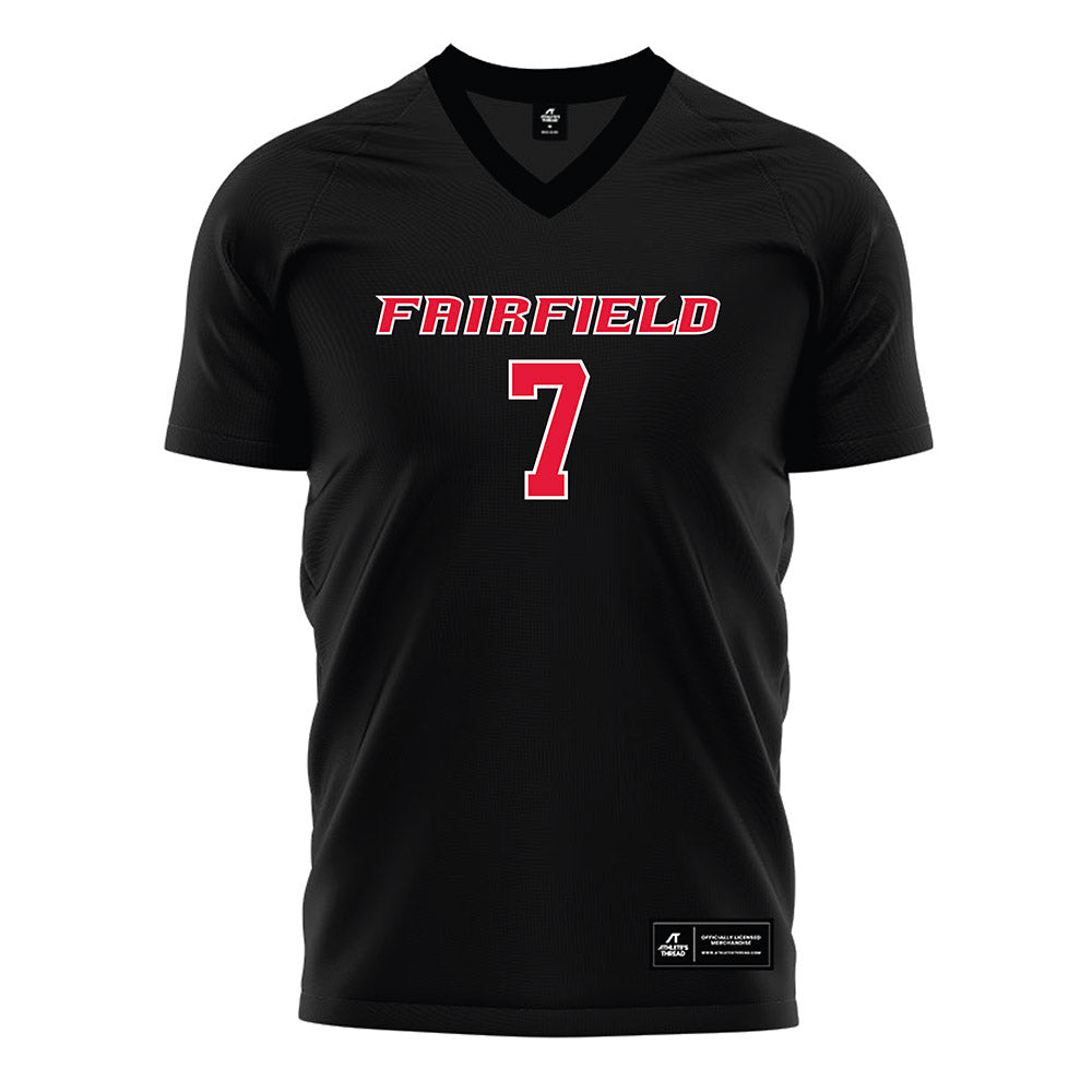 Fairfield - NCAA Women's Soccer : Ella Pisani - Black Soccer Jersey-0