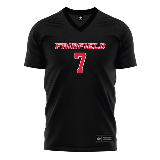Fairfield - NCAA Women's Soccer : Ella Pisani - Black Soccer Jersey-0