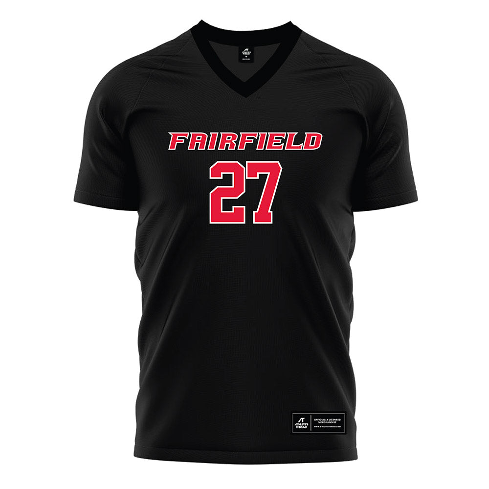 Fairfield - NCAA Women's Soccer : Sydney Corbett - Black Soccer Jersey-0