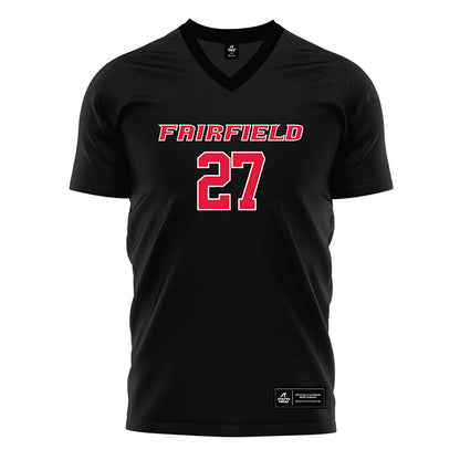 Fairfield - NCAA Women's Soccer : Sydney Corbett - Black Soccer Jersey-0