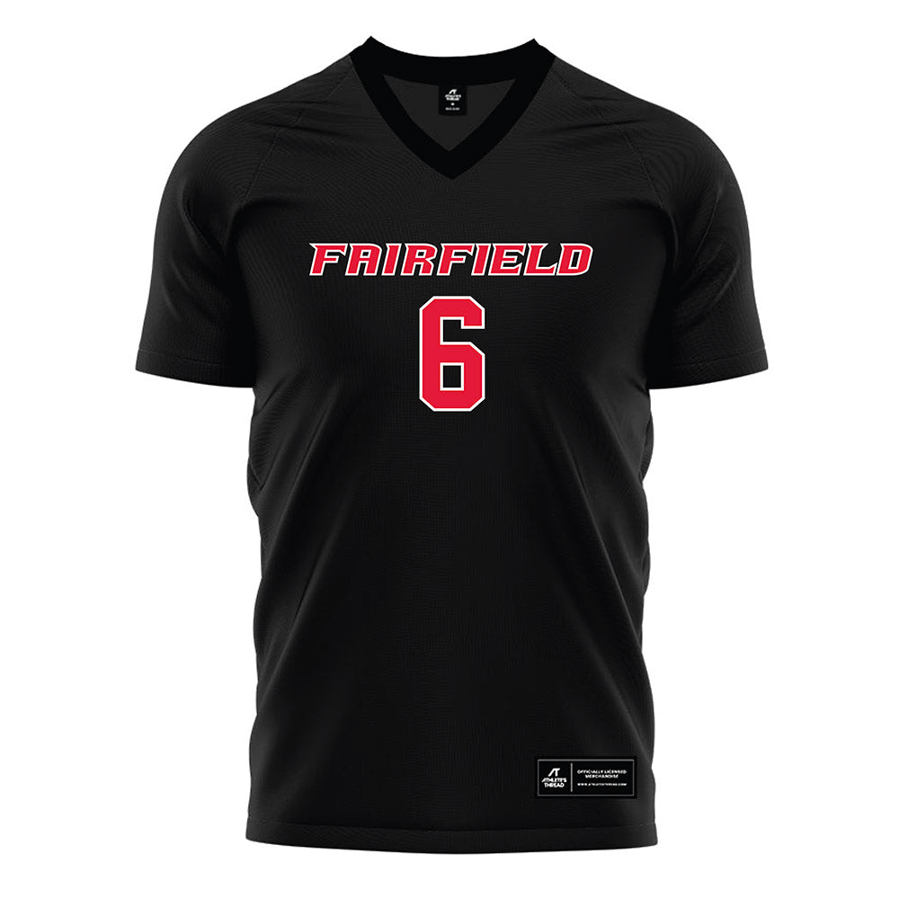 Fairfield - NCAA Women's Soccer : Taylor deVos - Black Soccer Jersey-0