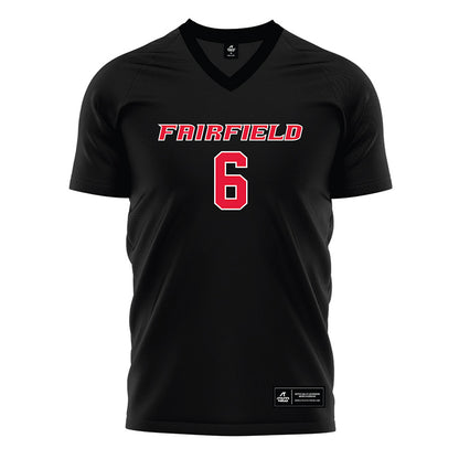 Fairfield - NCAA Women's Soccer : Taylor deVos - Black Soccer Jersey-0