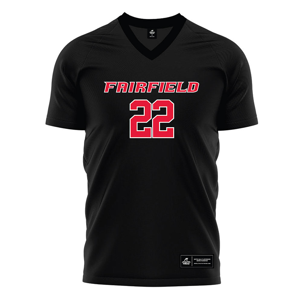 Fairfield - NCAA Women's Soccer : Hanah Silva - Black Soccer Jersey-0