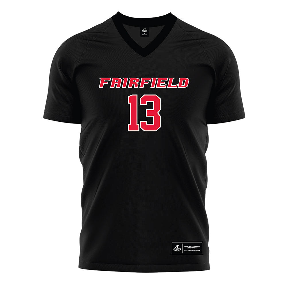 Fairfield - NCAA Women's Soccer : Brooke Kennedy - Black Soccer Jersey-0