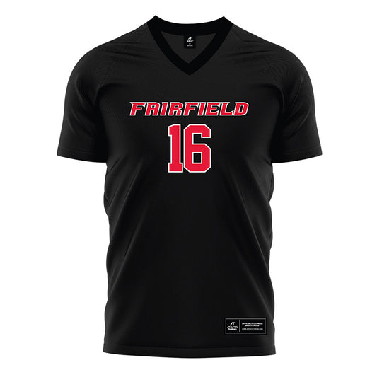 Fairfield - NCAA Women's Soccer : Phoebe George - Black Soccer Jersey-0