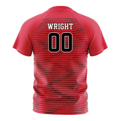 Fairfield - NCAA Women's Soccer : Catherine Wright - Red Soccer Jersey-1