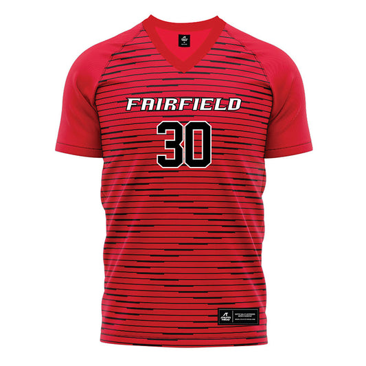 Fairfield - NCAA Women's Soccer : Olivia Wade - Red Soccer Jersey-0