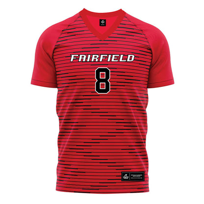 Fairfield - NCAA Women's Soccer : Amelie Stewart - Red Soccer Jersey-0