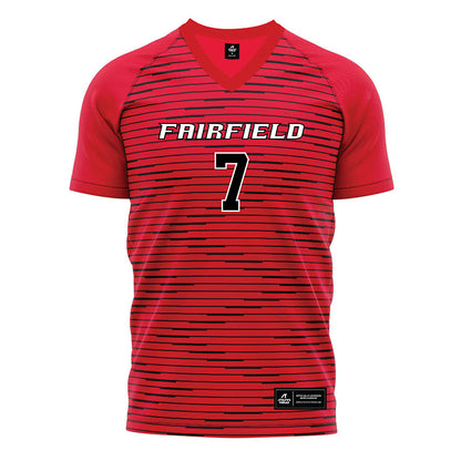 Fairfield - NCAA Women's Soccer : Ella Pisani - Red Soccer Jersey