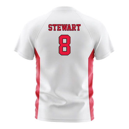 Fairfield - NCAA Women's Soccer : Amelie Stewart - White Soccer Jersey-1