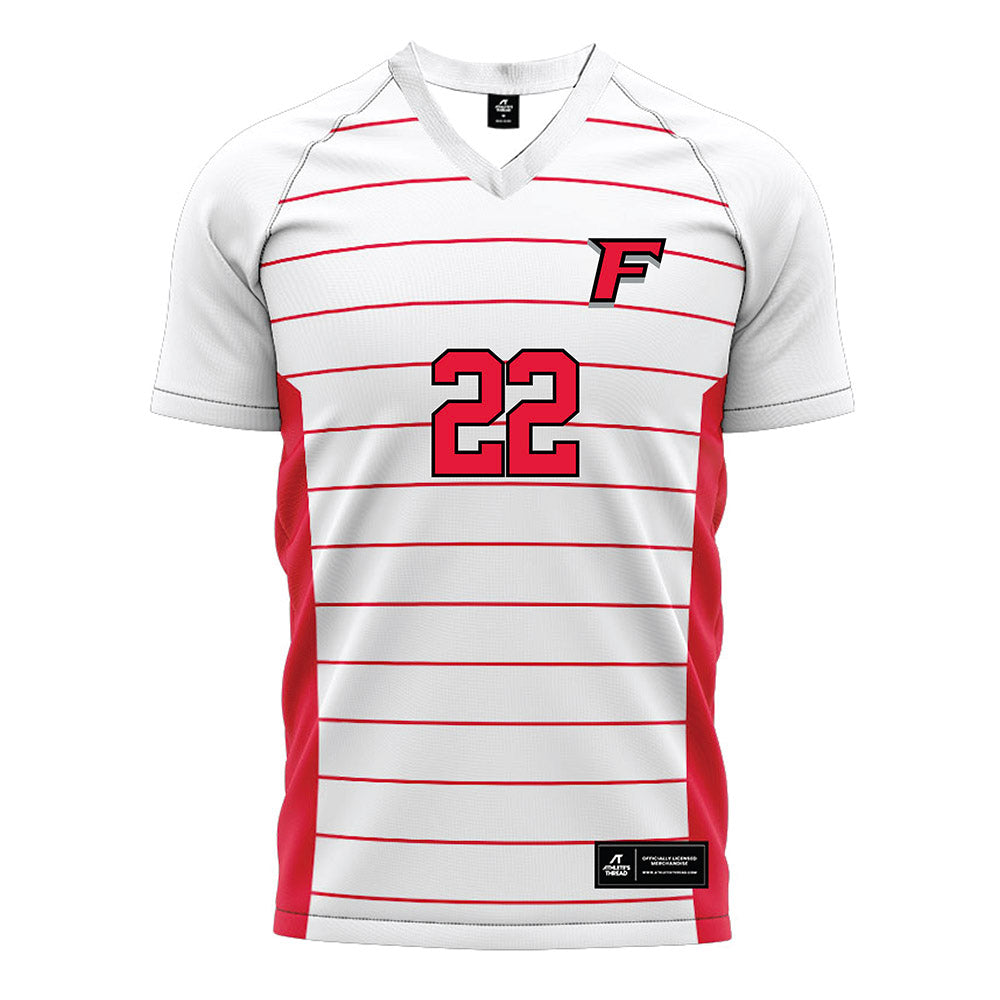 Fairfield - NCAA Women's Soccer : Hanah Silva - White Soccer Jersey-0